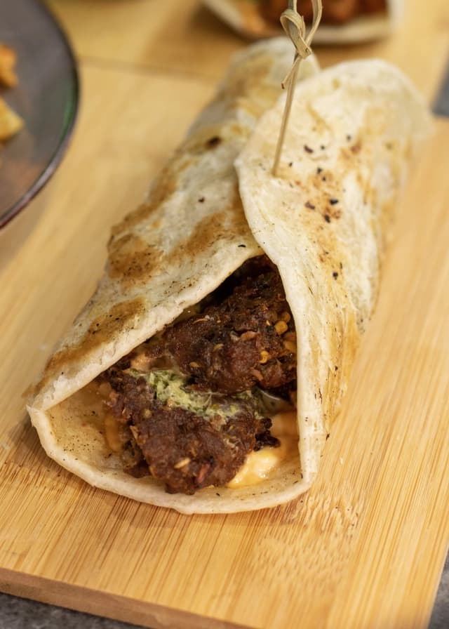 Chapli Kebab Roll